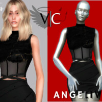 Angelived Collection Top V By Viy Sims