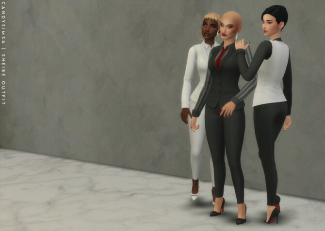 Sims 4 SHEIBE FORMAL OUTFIT at Candy Sims 4