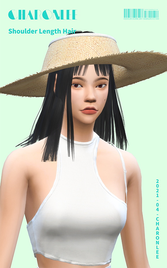 Sims 4 Shoulder Length Hair at Charonlee