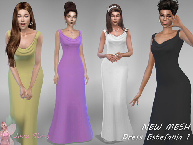 Dress Estefania 1 By Jaru Sims