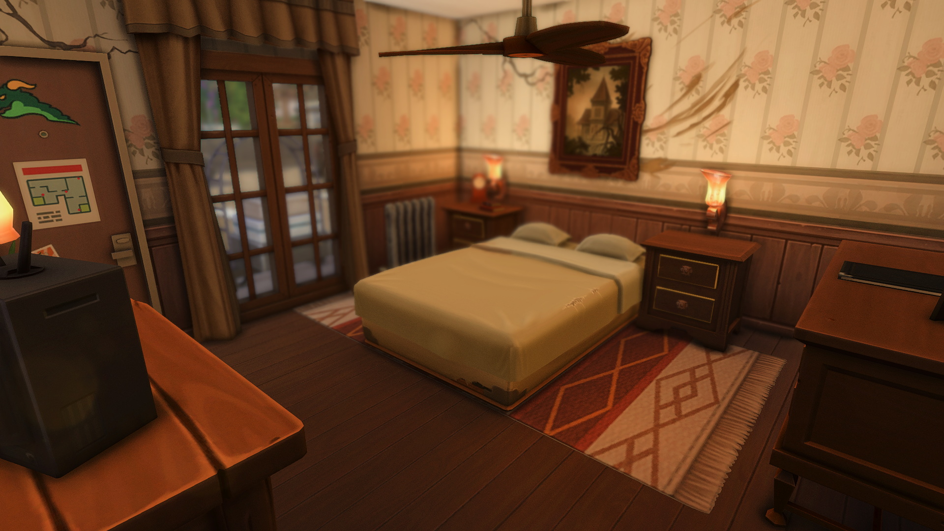 Sketchy Sims Motel 40x30 by bradybrad7 at Mod The Sims 4 » Sims 4 Updates