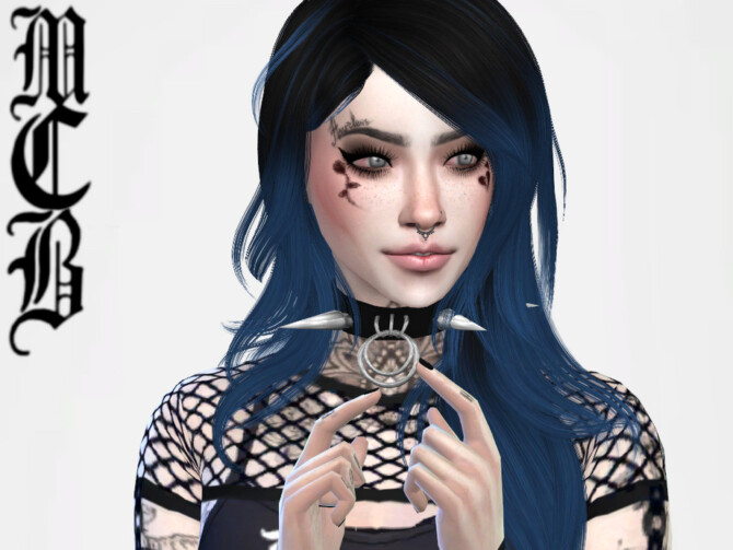 Sims 4 Heartless & Rose Face Tattoos by MaruChanBe at TSR