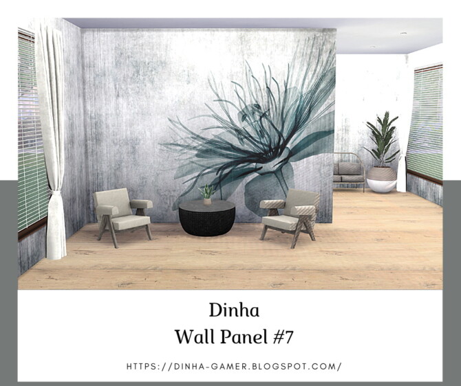 Sims 4 Wall Panel & Matching Walls | 6, 7, 8 & 9 at Dinha Gamer