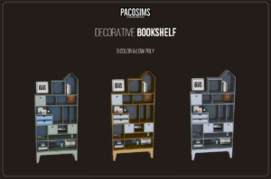 Decorative Bookshelf (p)