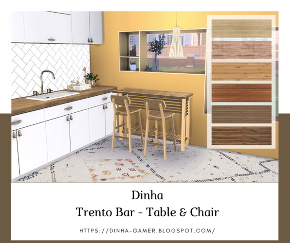 Trento Bar: Table & Chair