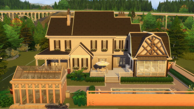 Sims 4 Country Familiar House by plumbobkingdom at Mod The Sims 4