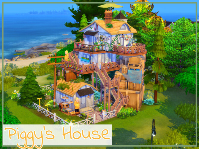 Sims 4 Piggys House by simmer adelaina at TSR