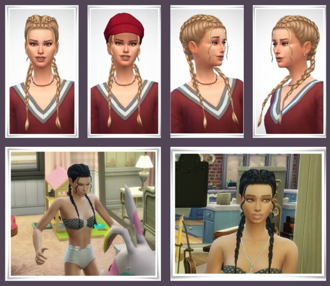 Sims 4 Manon Hair at Birksches Sims Blog