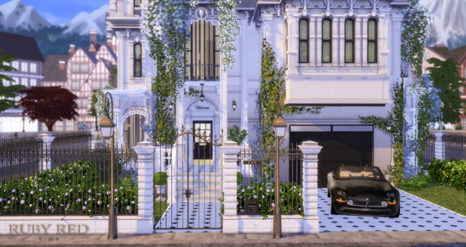 Sims 4 May Traditional Townhouse at Ruby Red