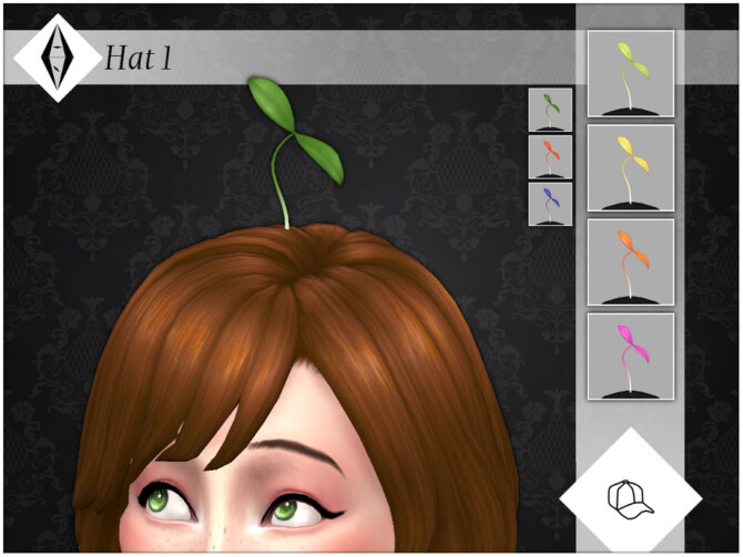Sims 4 Plant Hat 1 by AleNikSimmer at TSR