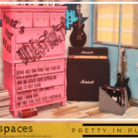 Pretty In Punk Armoire By Simspaces