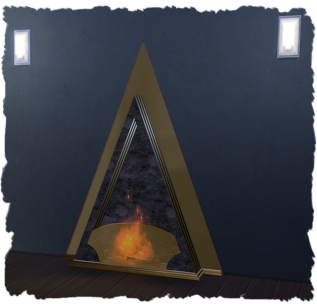 Sims 4 Rouen fireplace by derMarcel conversion by Chalipo at All 4 Sims