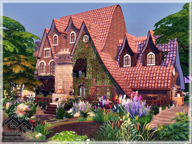 Sims 4 WANDA house by marychabb at TSR