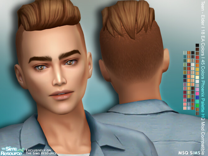 Sims 4 Lukas Male Hair at MSQ Sims