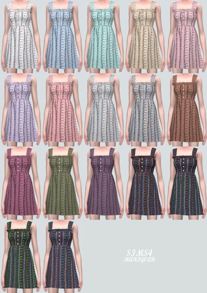 Sims 4 Mini Dress 9P at Marigold