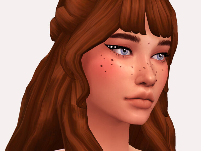 Sims 4 Natalie Freckles by Sagittariah at TSR