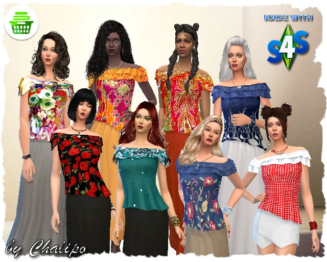 Sims 4 Waschtag Shirt by Chalipo at TSR