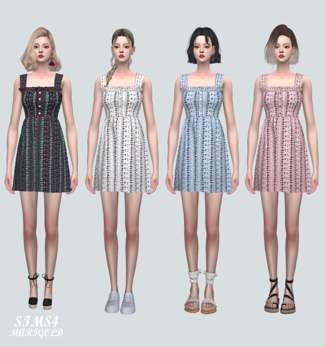 Sims 4 Mini Dress 9P at Marigold