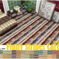 Fluffy Stripes Carpets