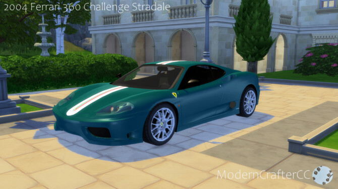 Sims 4 2004 Ferrari 360 Challenge Stradale at Modern Crafter CC