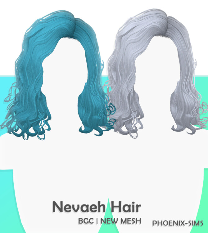 Sims 4 Navaeh & Aubree Hairs at Phoenix Sims