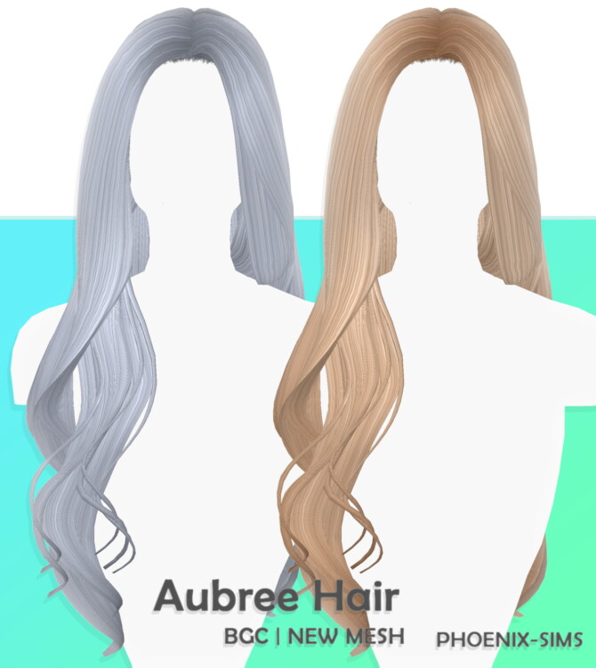 Sims 4 Navaeh & Aubree Hairs at Phoenix Sims