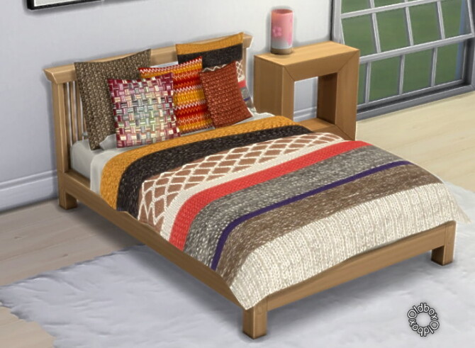 Sims 4 Bedding & Pillows by Oldbox at All 4 Sims