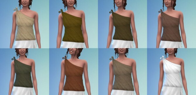 Sims 4 Efrosyni top and bottom at KyriaT’s Sims 4 World