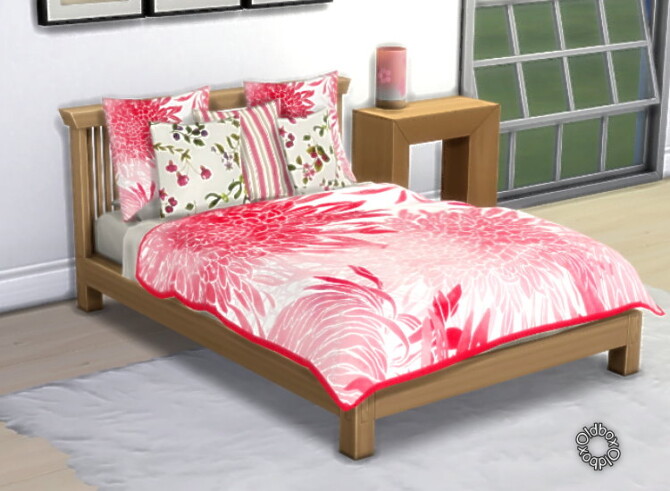 Sims 4 Bedding & Pillows by Oldbox at All 4 Sims