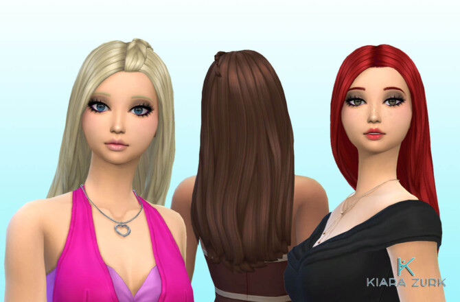 Sims 4 Barbie Hairstyle at My Stuff Origin