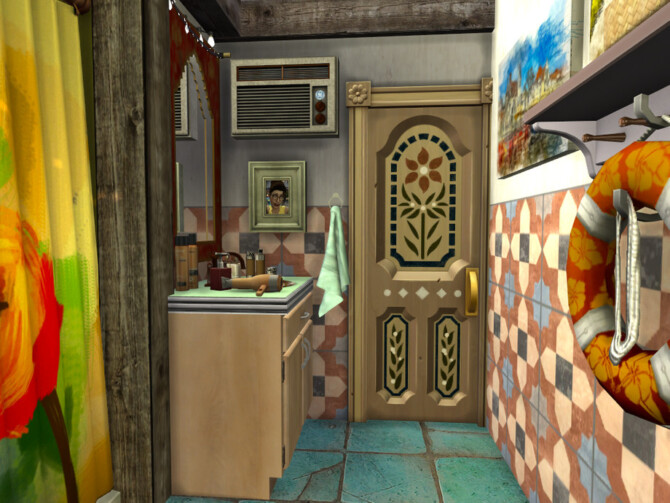 Sims 4 My Little Vardo Tiny Bath by fredbrenny at TSR