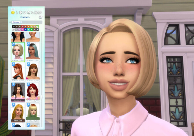 Sims 4 Gaby Hairstyle at My Stuff Origin