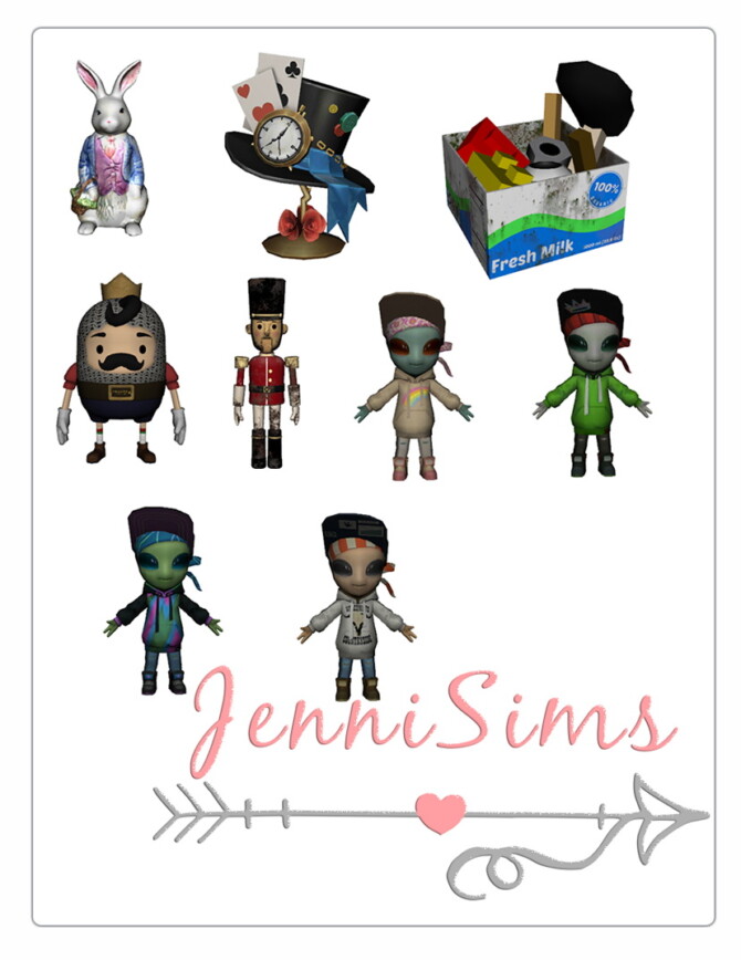 Sims 4 CLUTTER (6 ITEMS) at Jenni Sims