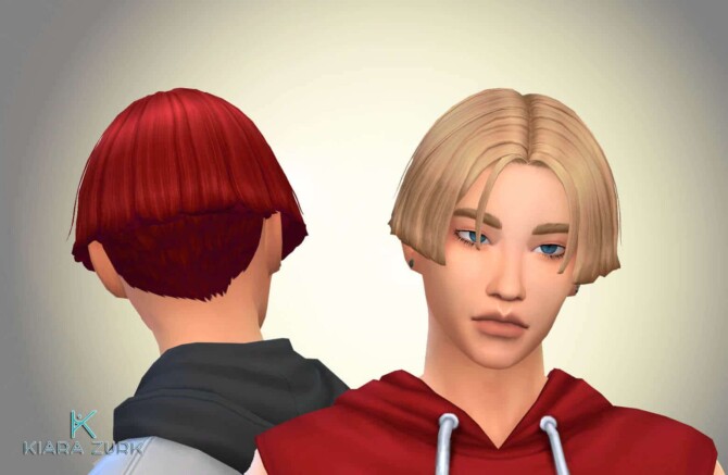 Sims 4 Dylan Male Hairstyle at My Stuff Origin