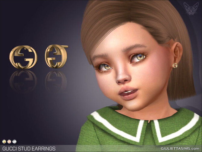 Sims 4 Stud Earrings For Toddlers at Giulietta