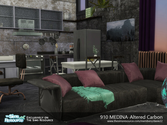 Sims 4 910 MEDINA Altered Carbon Suite by dasie2 at TSR