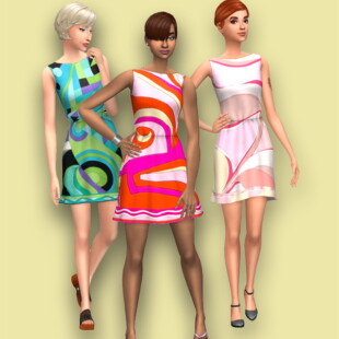 Birthday Sequined Mini Dress by Harmonia at TSR » Sims 4 Updates
