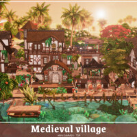 Medieval Village By Mini Simmer