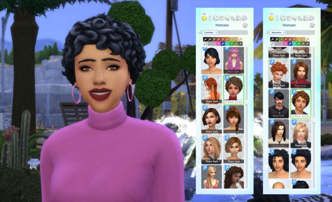 Sims 4 Camila Curls at My Stuff Origin