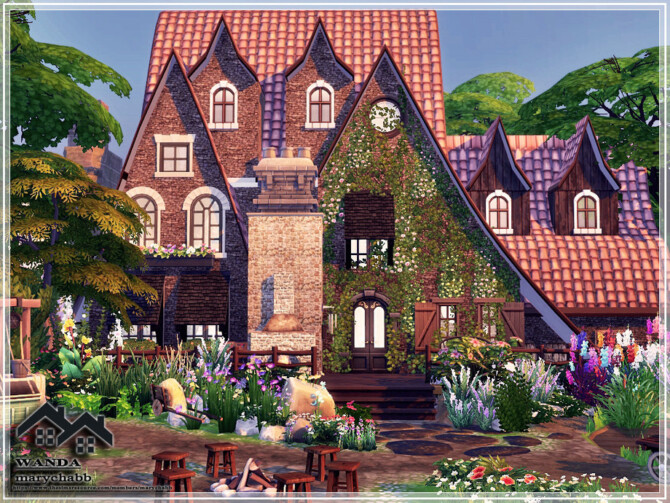 Sims 4 WANDA house by marychabb at TSR