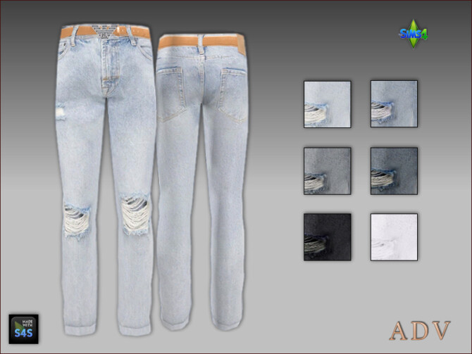 Jeans and shirts for males at Arte Della Vita » Sims 4 Updates