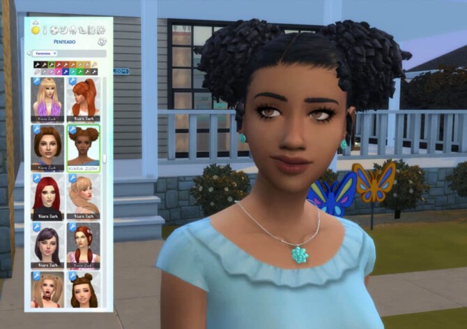 Sims 4 Afro Curls Hair at My Stuff Origin