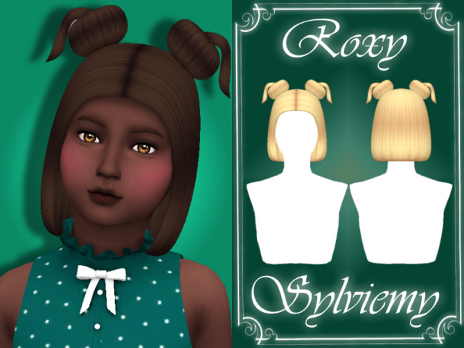 Sims 4 Roxy Hairstyle (Child) by Sylviemy at TSR