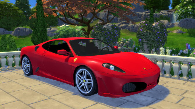 Sims 4 2008 Ferrari 430 Scuderia at Modern Crafter CC