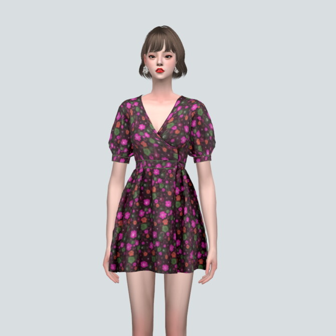 Sims 4 Mini Dress V2 LW 1 at Marigold