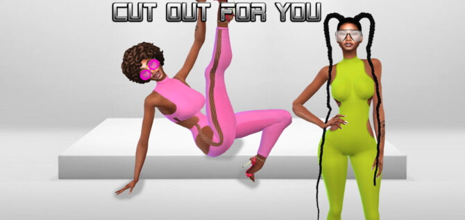 Sims 4 Cut Out for You Jumpsuit at Teenageeaglerunner