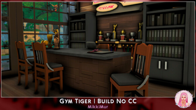 Sims 4 Gym Tiger at MikkiMur