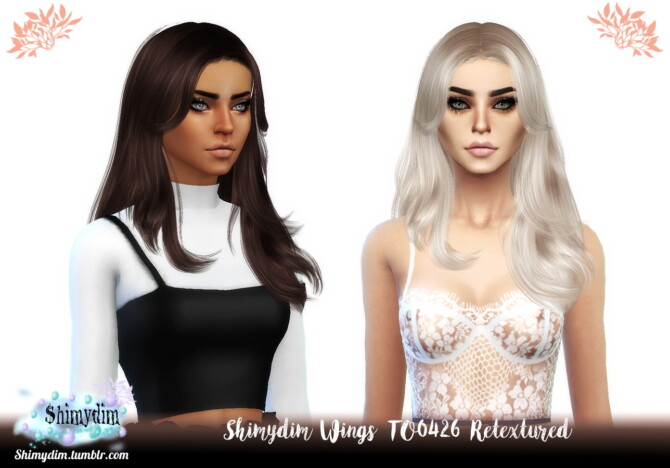Sims 4 Wings TO0426 Hair Retexture at Shimydim Sims