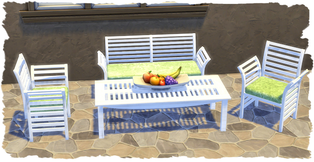 Sims 4 Amarillo garden set by Chalipo at All 4 Sims