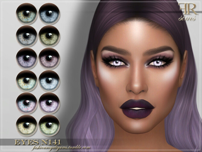 Sims 4 FRS Eyes N141 by FashionRoyaltySims at TSR